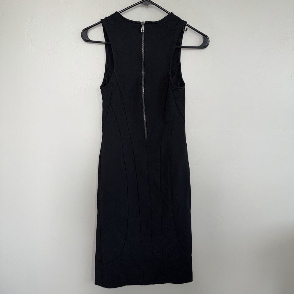 Rag & Bone Black Taryn Dress Size 4 Sleeveless MIDI Office Siren LBD - Picture 2 of 7